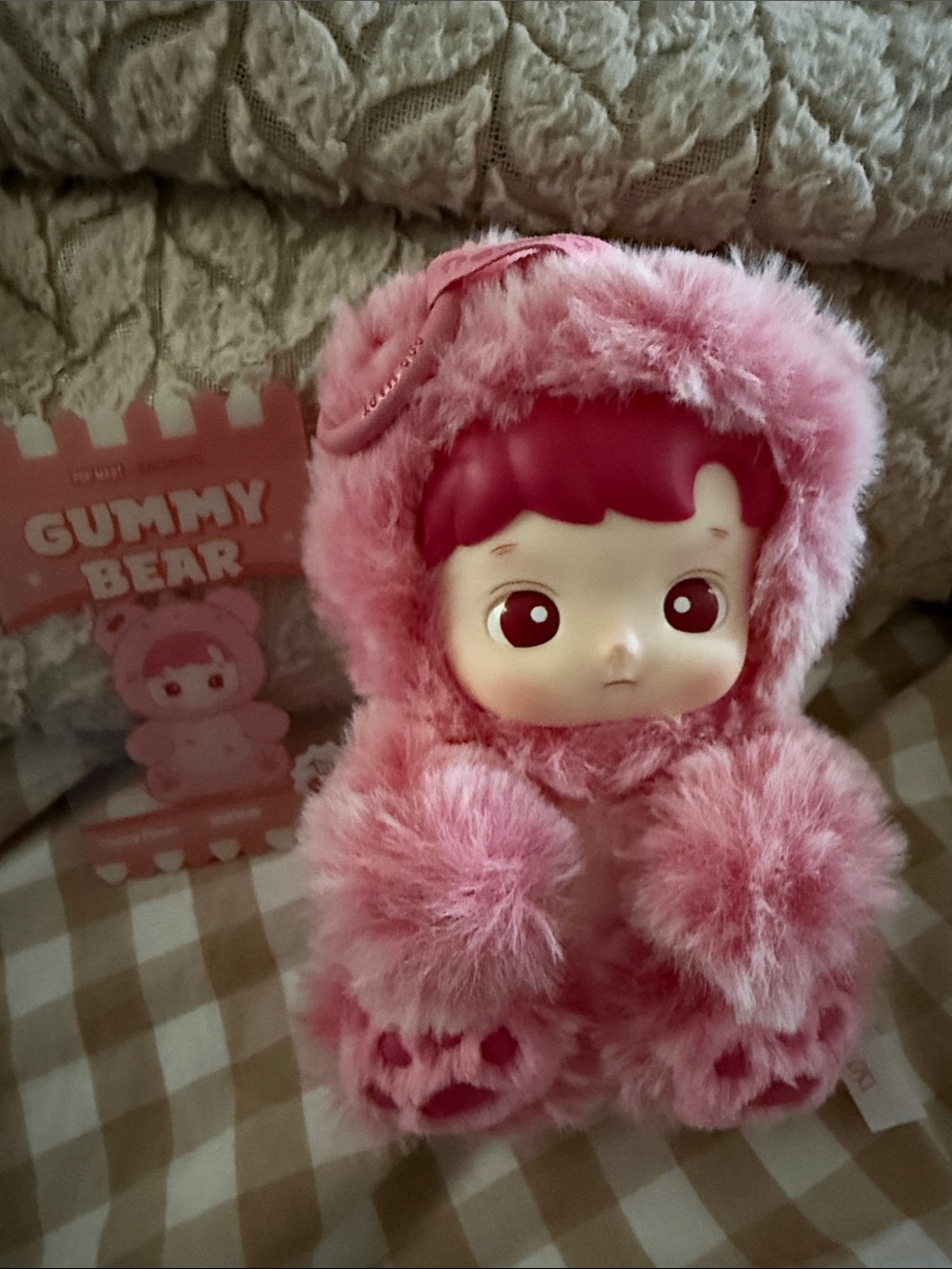 HACIPUPU Gummy Bear Series-
Vinyl Plush Pendant Blind Box (Cherry Flavor)